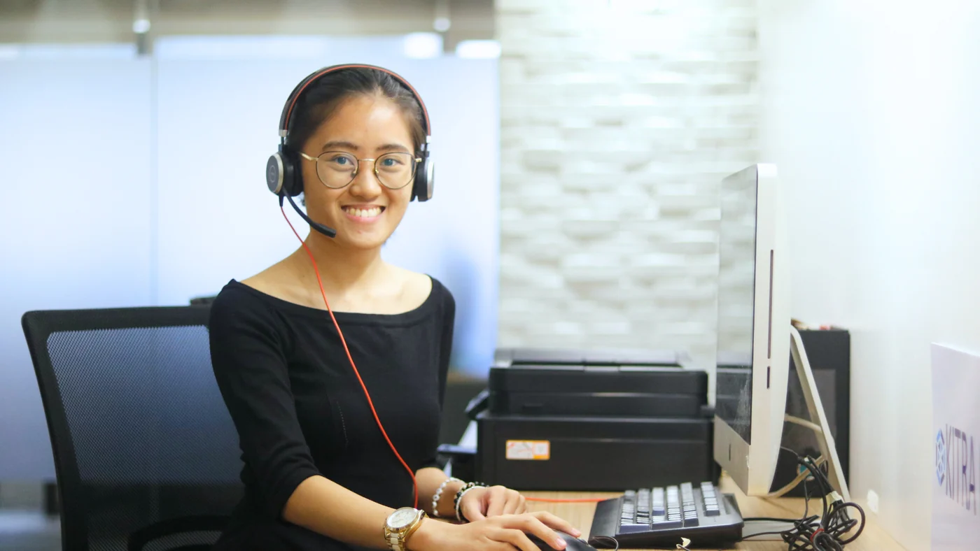 An Agility Outsourcing support professional at work